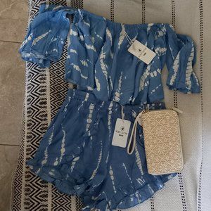 Beautiful Blouse and Pants w/wallet